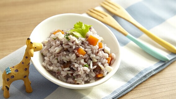 紫米油飯